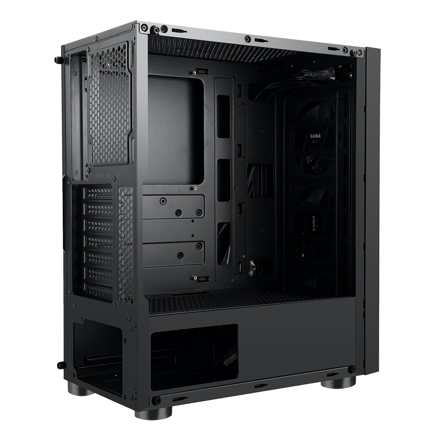 کیس گیمینگ اوست GT-AV02-BG — نمای نزدیک 1