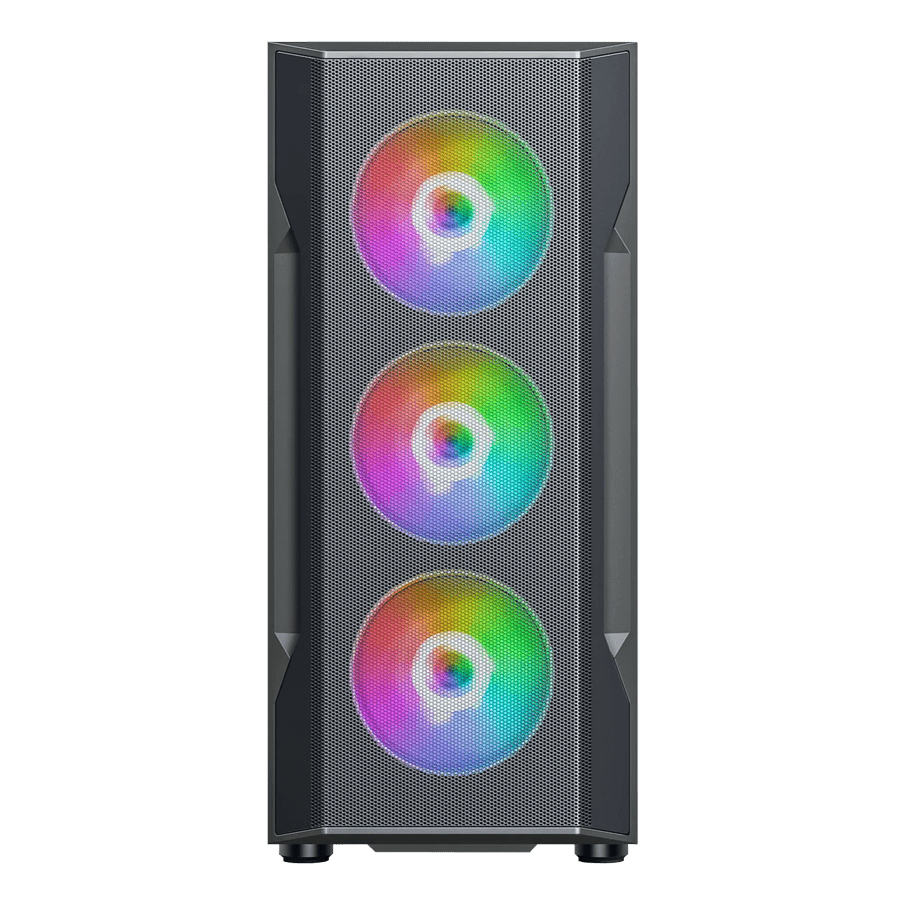 کیس گیمینگ اوست GT-AV12-BG — نمای نزدیک 1