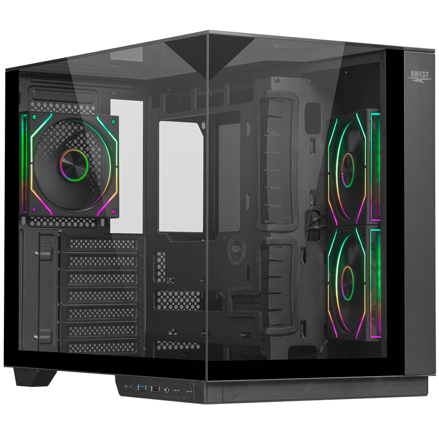 کیس گیمینگ اوست AQ-17TG-B