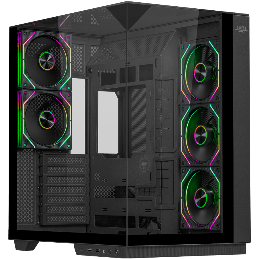 کیس گیمینگ اوست AQ-5TG-B