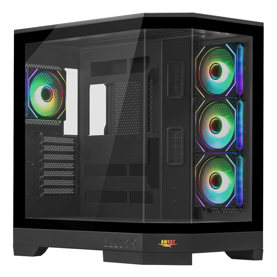 Awest Gaming Case GT-AQ1-MB — Close-up 1