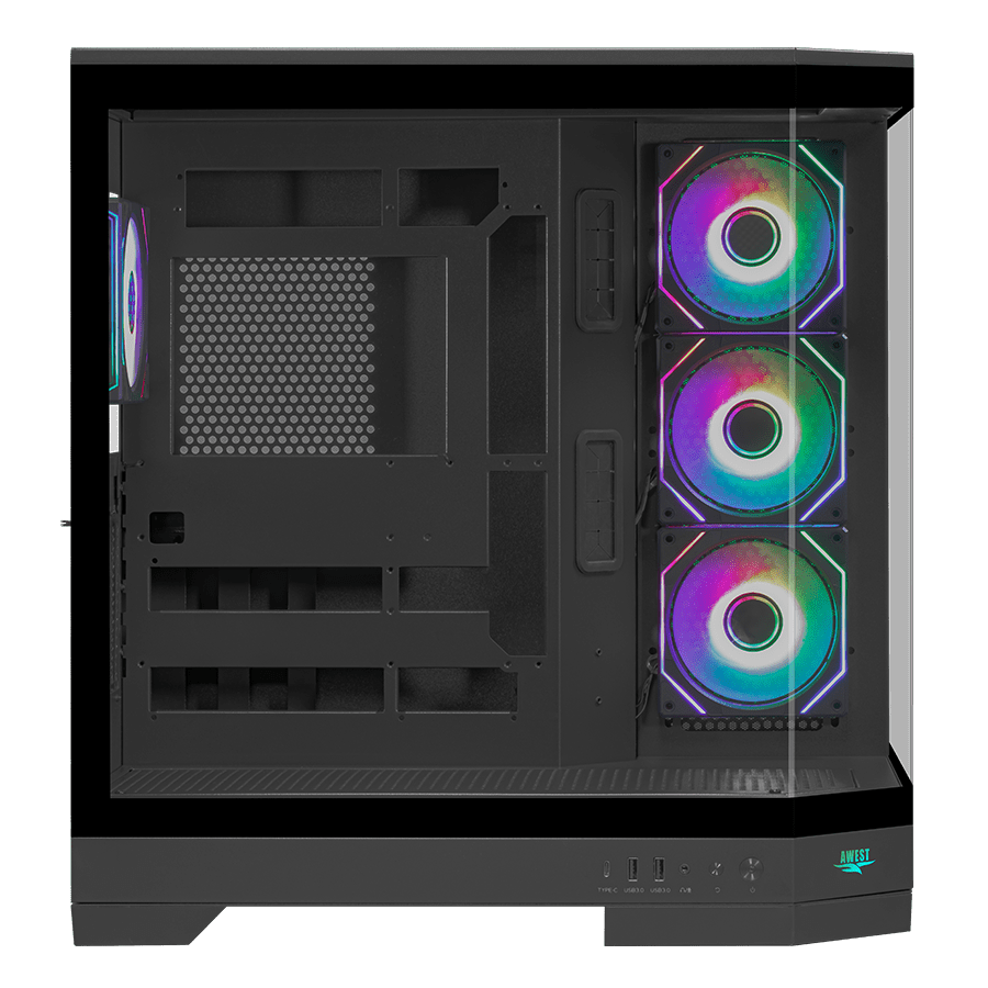 Awest Gaming Case GT-AQ1-MB — Close-up 2