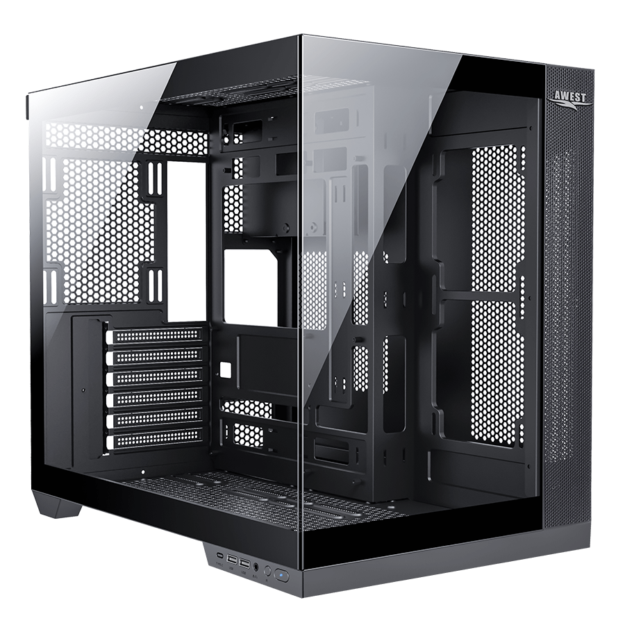 Awest Gaming Case GT-AQ12-MB — Close-up 1