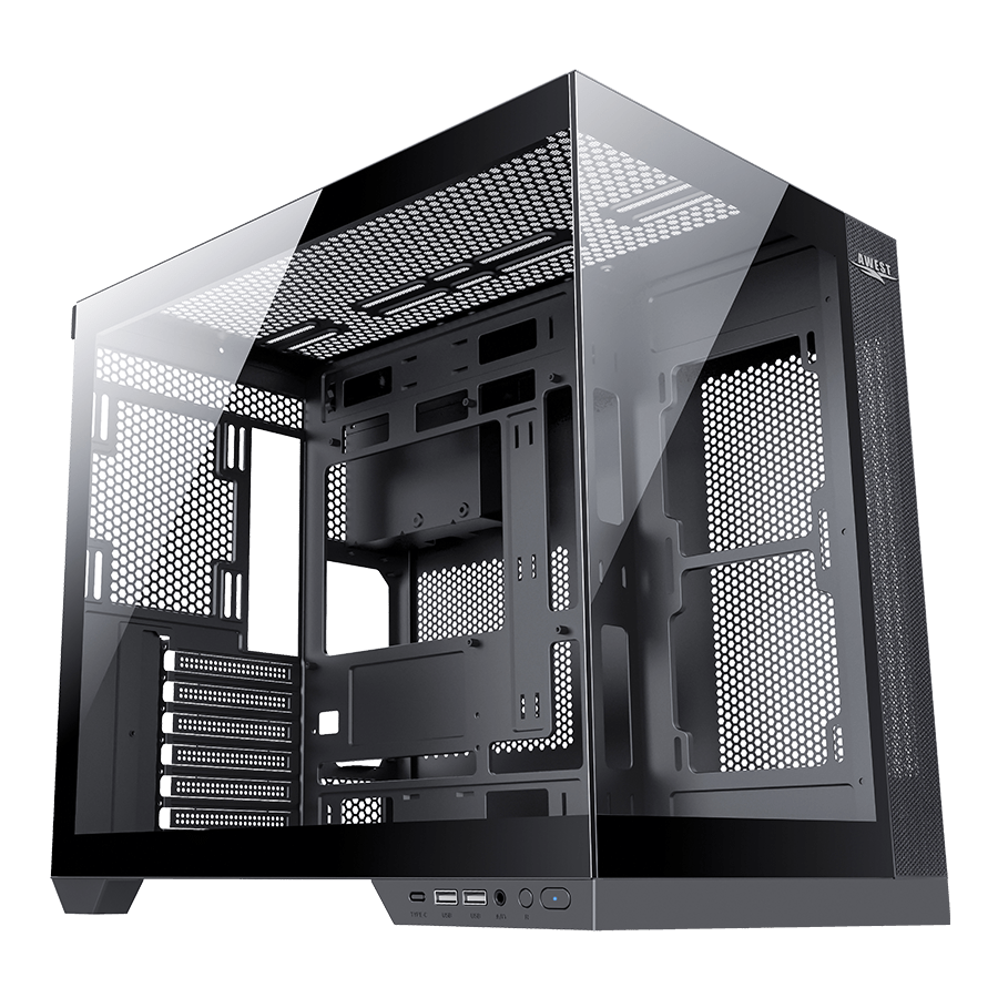 Awest Gaming Case GT-AQ12-MB — Close-up 2