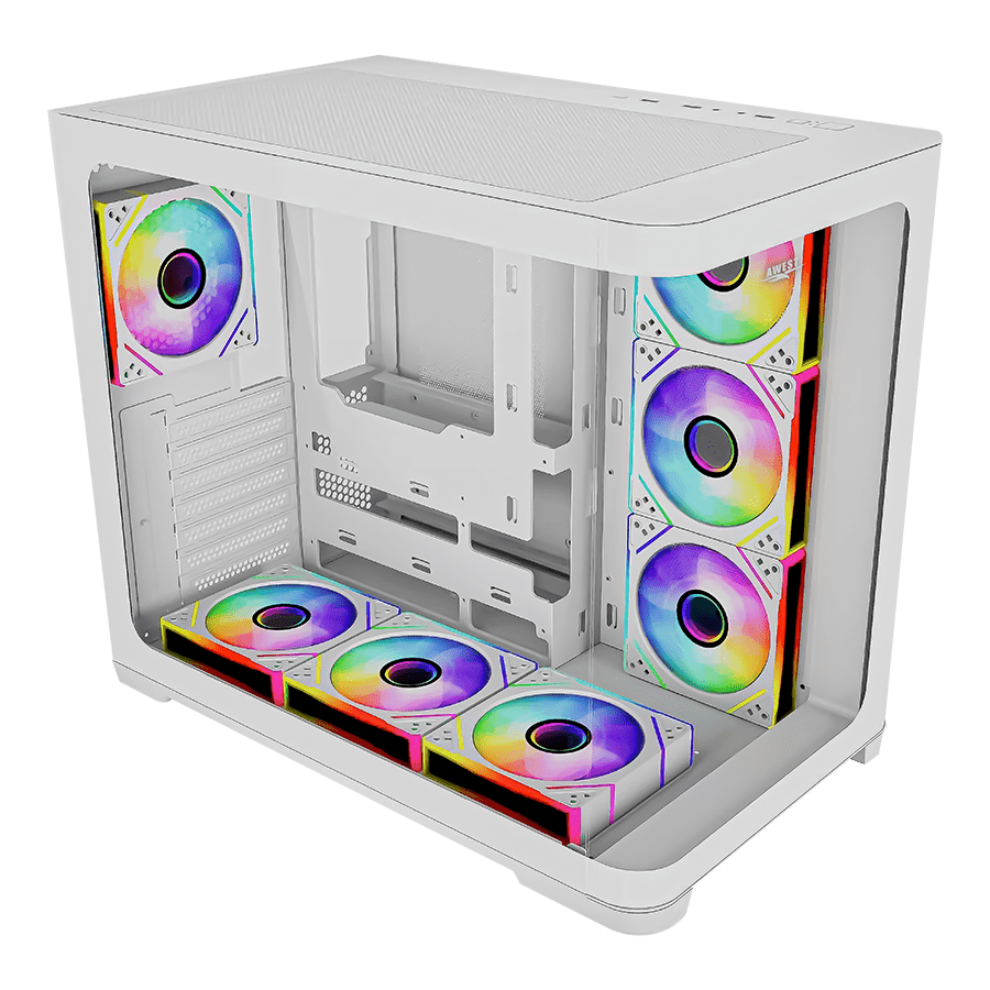 Awest Gaming Case GT-AQ18-MW — Close-up 1