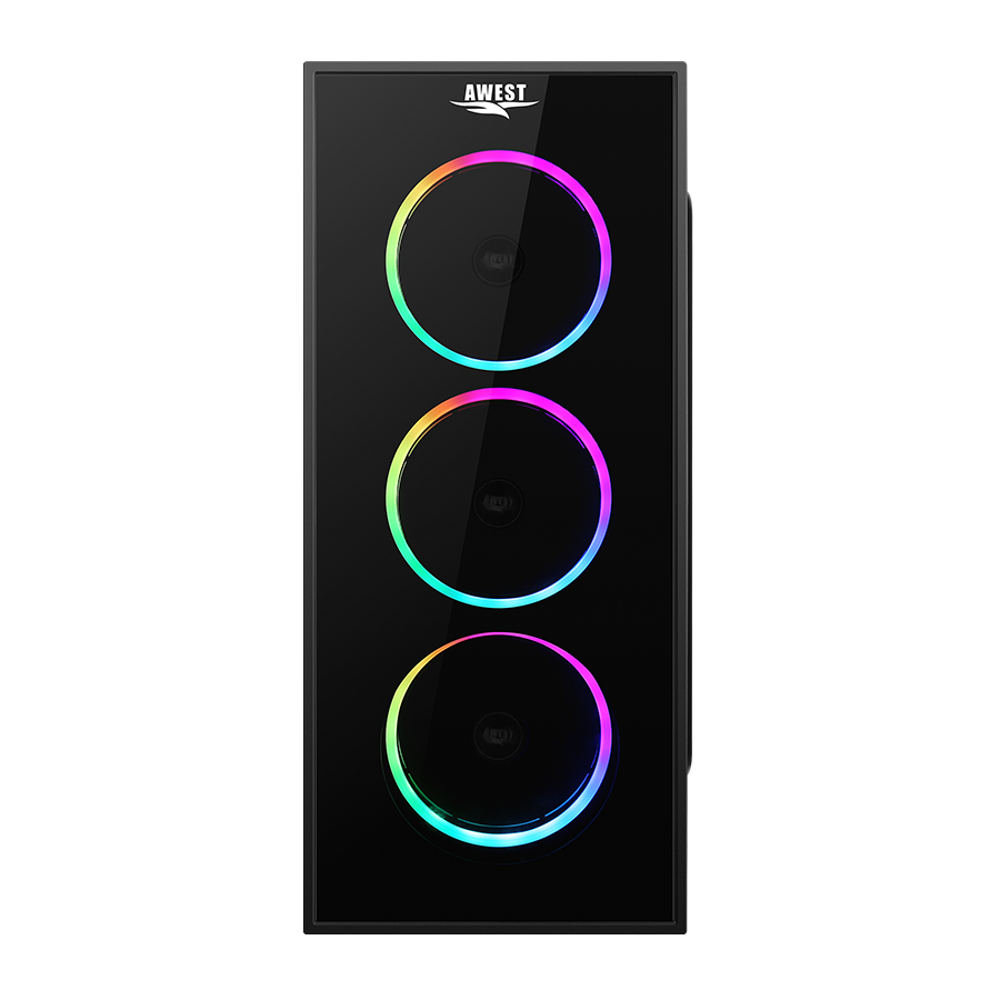AWEST CASE GT-AV06-BG ARGB — Close-up 1