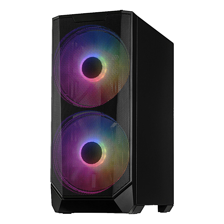 کیس گیمینگ اوست GT-AV200-MB — نمای نزدیک 2