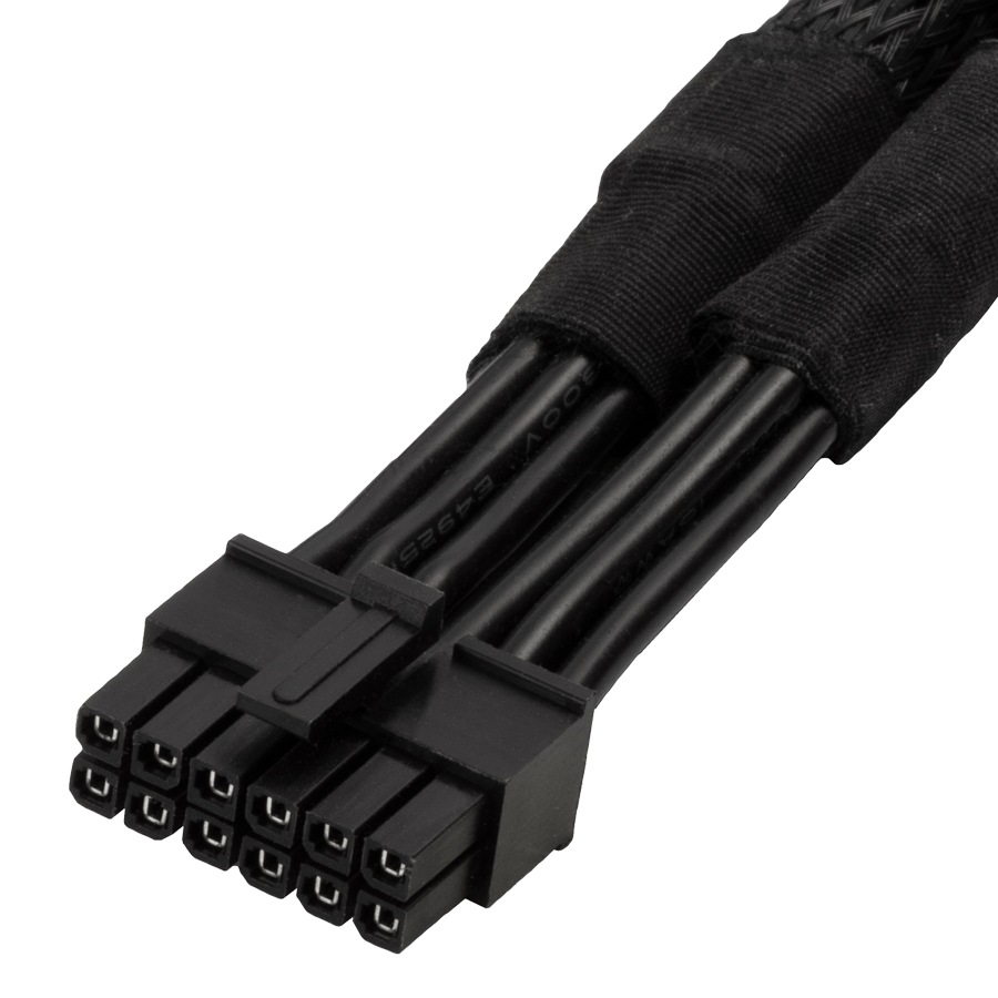 Power Adapter Cable SilverStone PP12-PCIE — Close-up 1