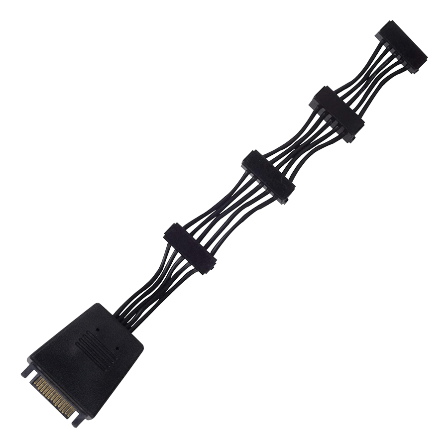 Sleeved Cable SilverStone CP06-E4 — Close-up 1