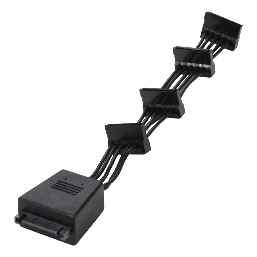 Sleeved Cable SilverStone CP06-E4 — Close-up 2