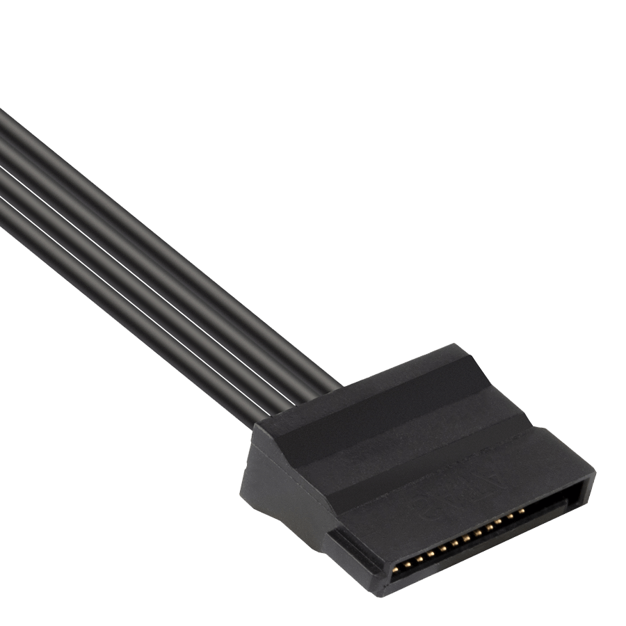 Sleeved Cable SilverStone CP06-L — Close-up 3