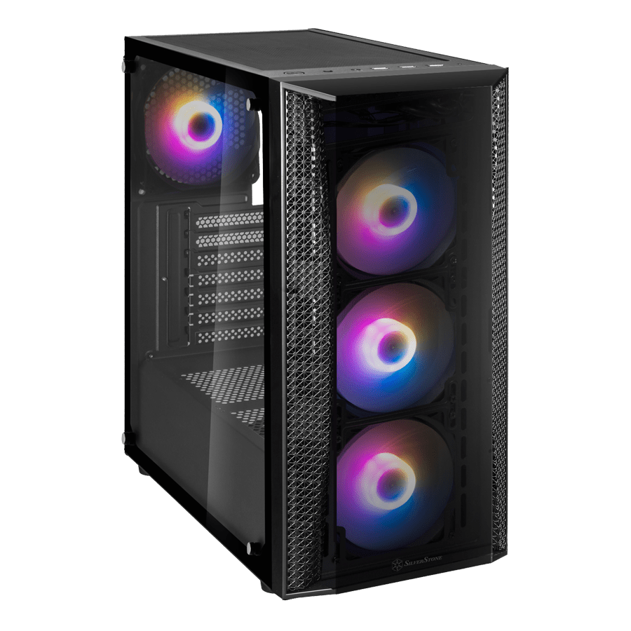 SilverStone FARA B1 Lucid Rainbow — Close-up 1