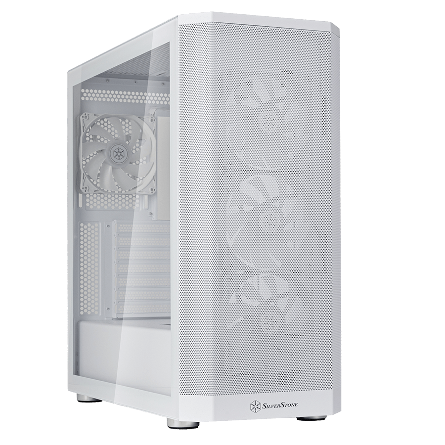 کیس گیمینگ سیلوراستون FARA 514X-WG — نمای نزدیک 1