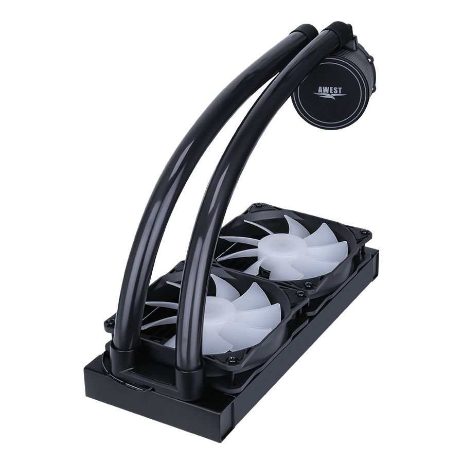 Awest Liquid Cooler GT-AV240 ARGB — Close-up 2