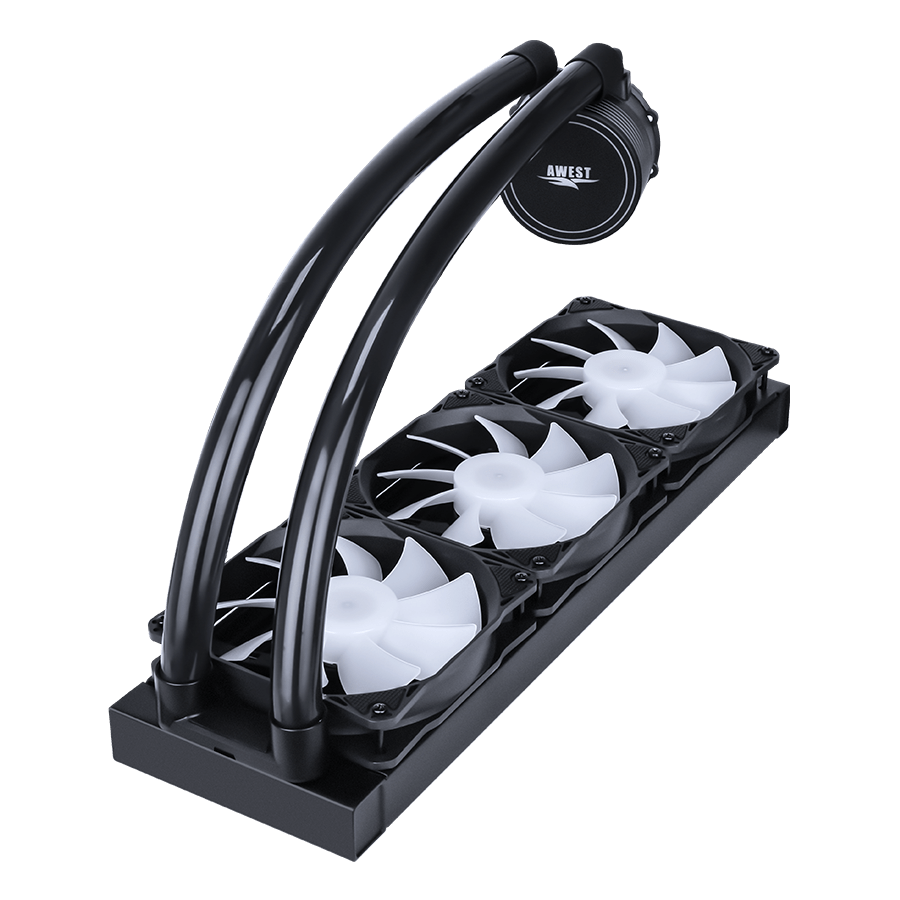 Awest Liquid Cooler GT-AV360 ARGB — Close-up 1
