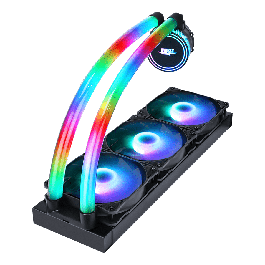 Awest Liquid Cooler GT-AV360 ARGB — Close-up 2