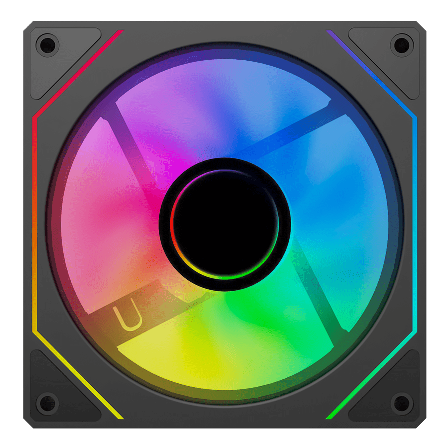 فن کیس اوست AVI-120RB ARGB