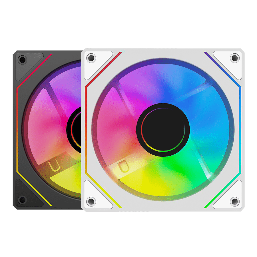 فن کیس اوست AVI-120B ARGB — نمای نزدیک 4