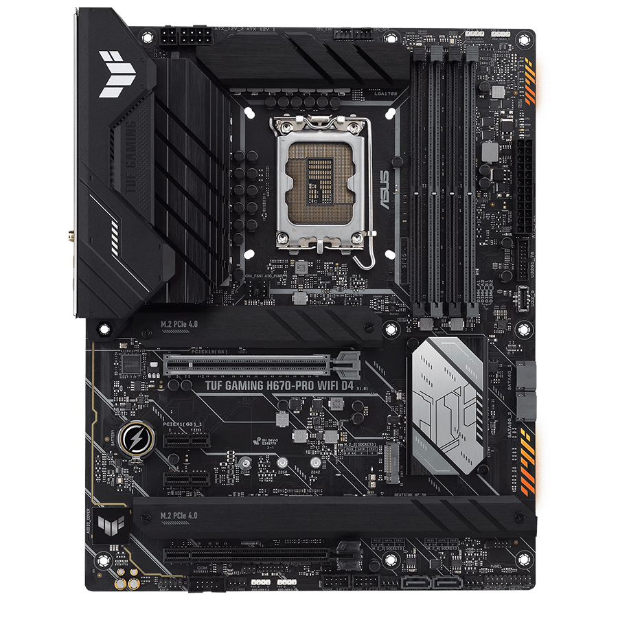 ASUS Motherboard TUF GAMING H670-PRO WIFI D4