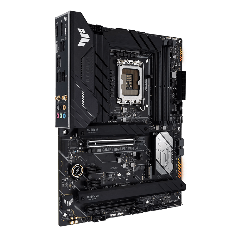 مادربرد ایسوس TUF GAMING H670-PRO WIFI D4 — نمای نزدیک 1