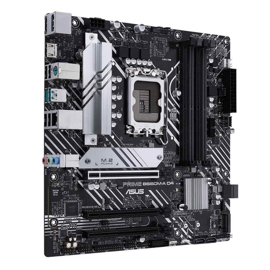 ASUS Motherboard PRIME B660M-A D4 — Close-up 1