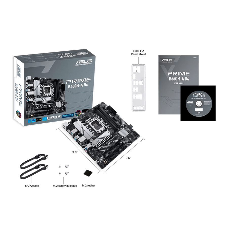 ASUS Motherboard PRIME B660M-A D4 — Close-up 4