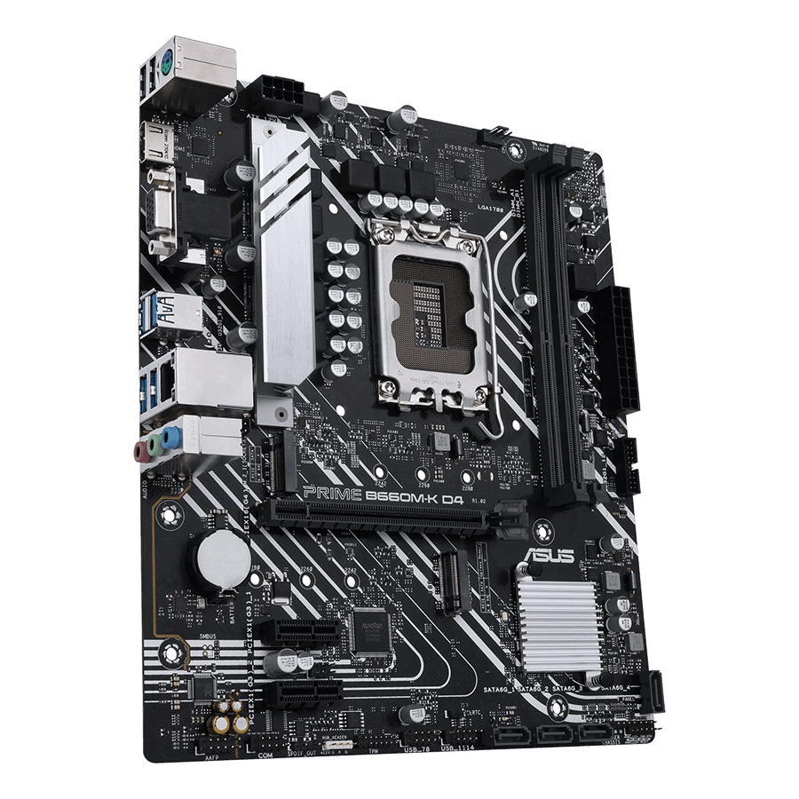 ASUS Motherboard PRIME B660M-K D4 — Close-up 2