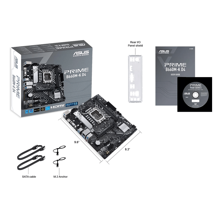 ASUS Motherboard PRIME B660M-K D4 — Close-up 6