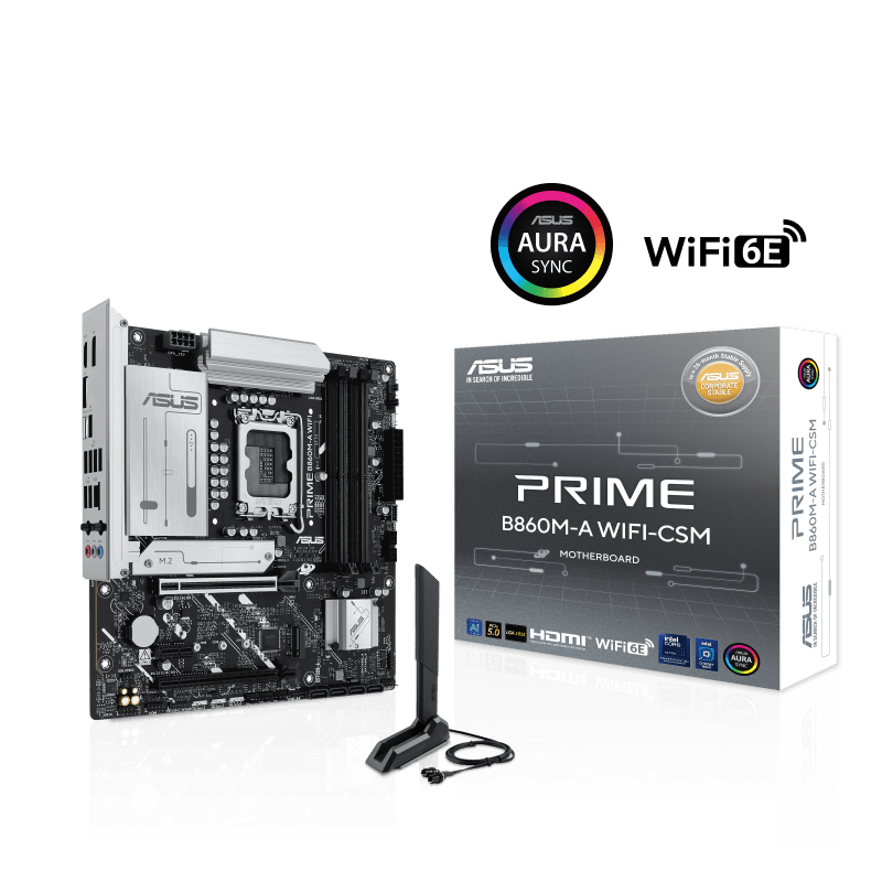 ASUS Motherboard PRIME B860M-A WIFI-CSM — Close-up 5
