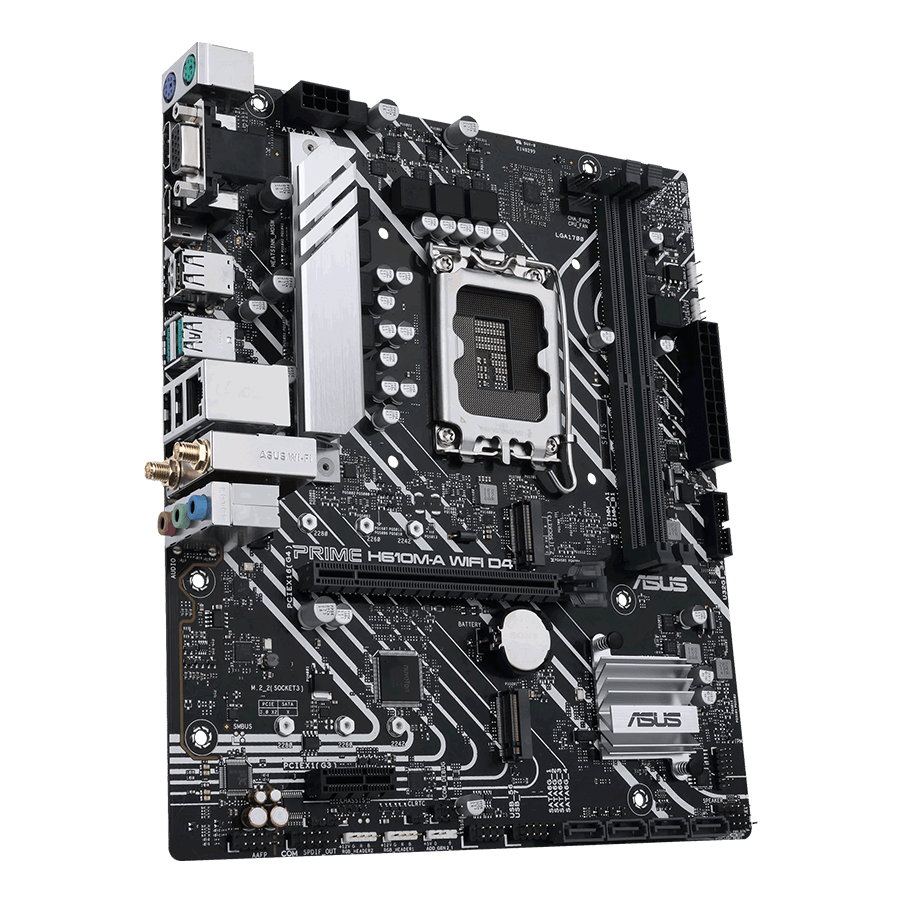ASUS Motherboard PRIME H610M-A WIFI D4 — Close-up 2