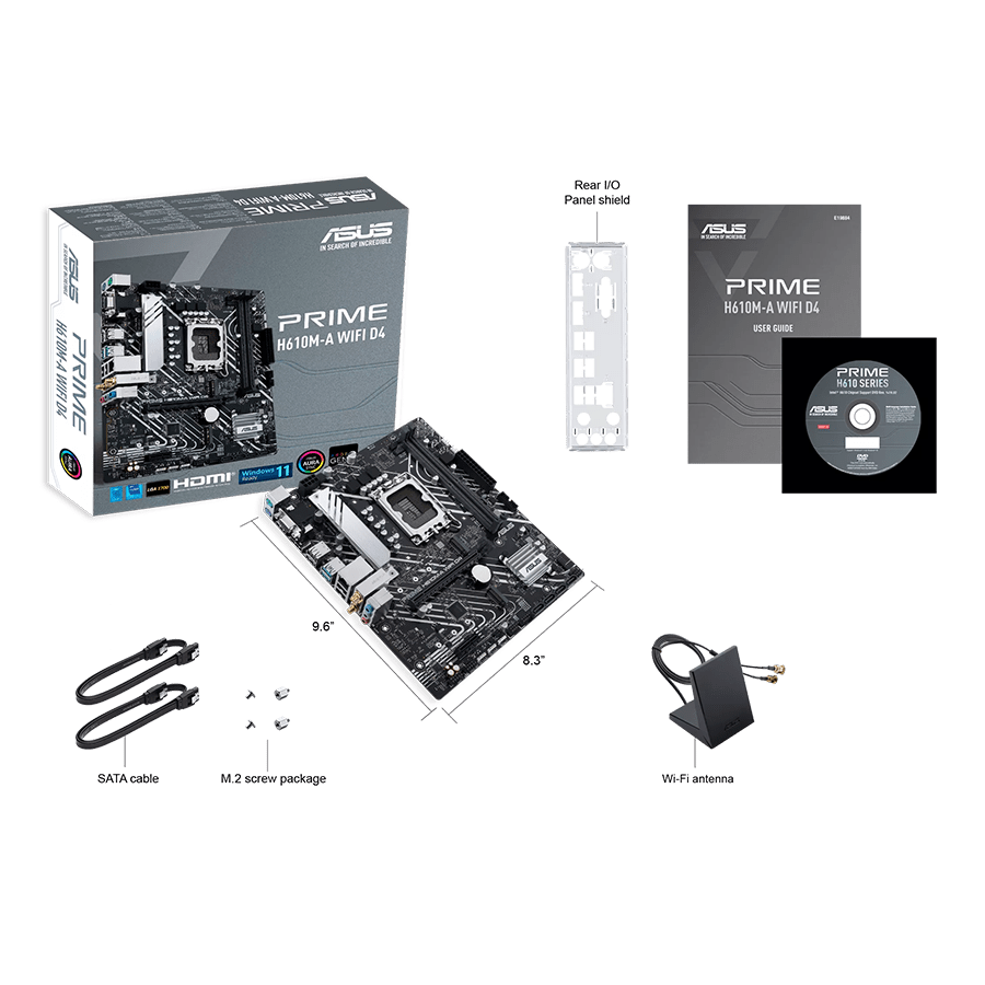 ASUS Motherboard PRIME H610M-A WIFI D4 — Close-up 5