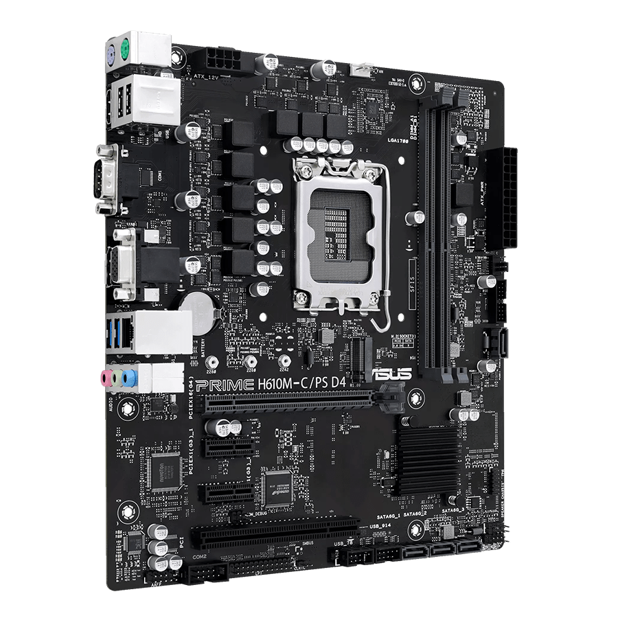 مادربرد ایسوس PRIME H610M-C/PS D4 — نمای نزدیک 1