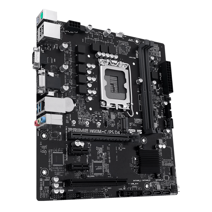 مادربرد ایسوس PRIME H610M-C/PS D4 — نمای نزدیک 2