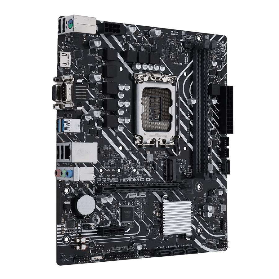 مادربرد ایسوس PRIME H610M-D D4 — نمای نزدیک 1