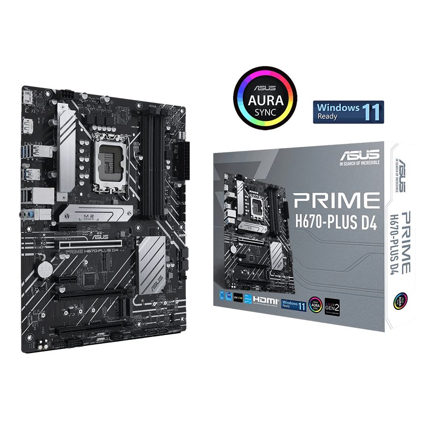 مادربرد ایسوس PRIME H670-PLUS D4 — نمای نزدیک 5