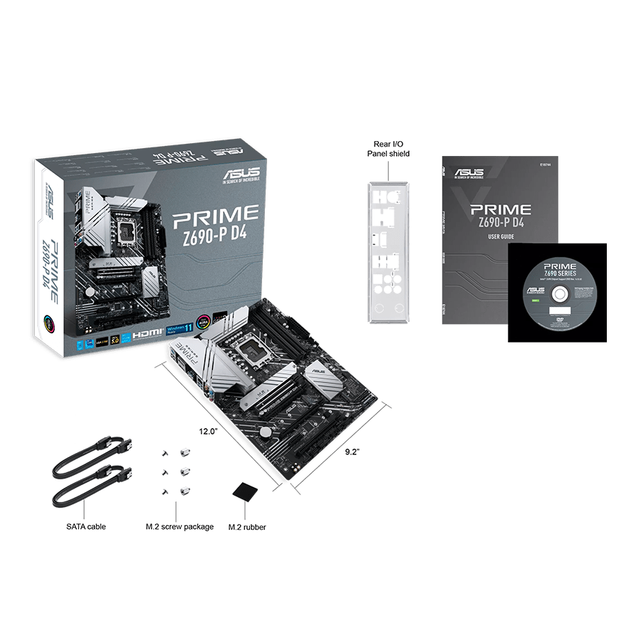 مادربرد ایسوس PRIME Z690-P D4 — نمای نزدیک 6