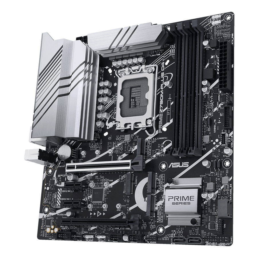 مادربرد ایسوس PRIME Z790M-PLUS D4 — نمای نزدیک 1
