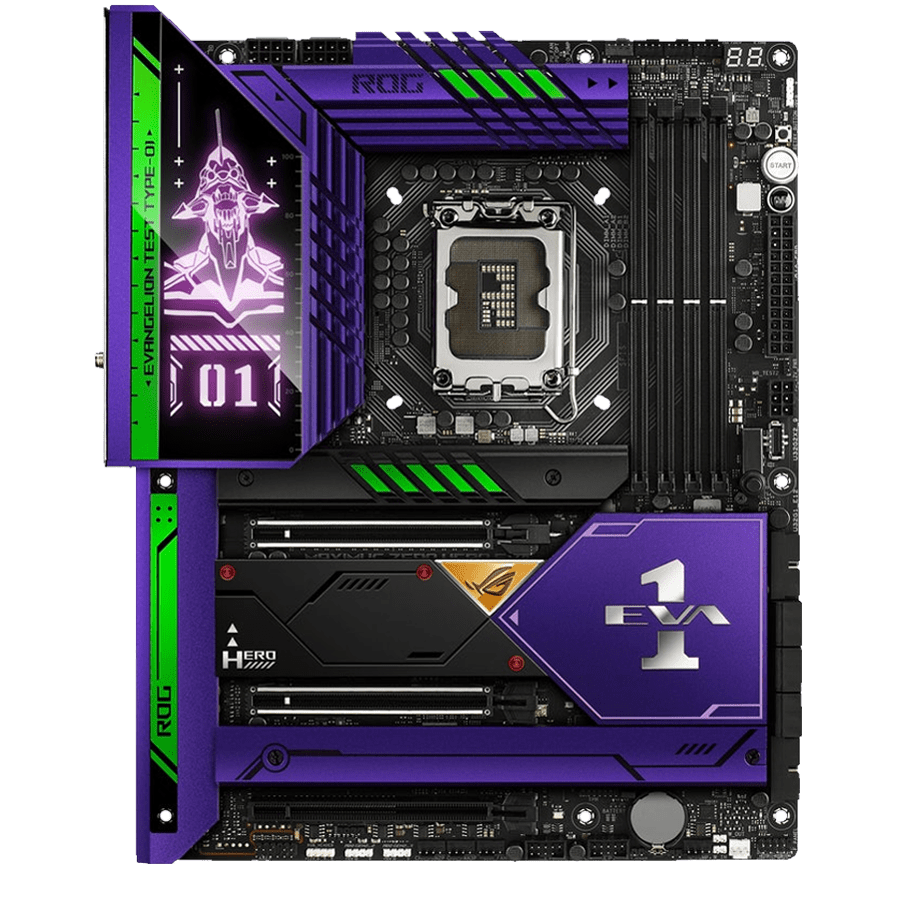 ASUS Motherboard ROG MAXIMUS Z690 HERO EVA EDITION — Close-up 1