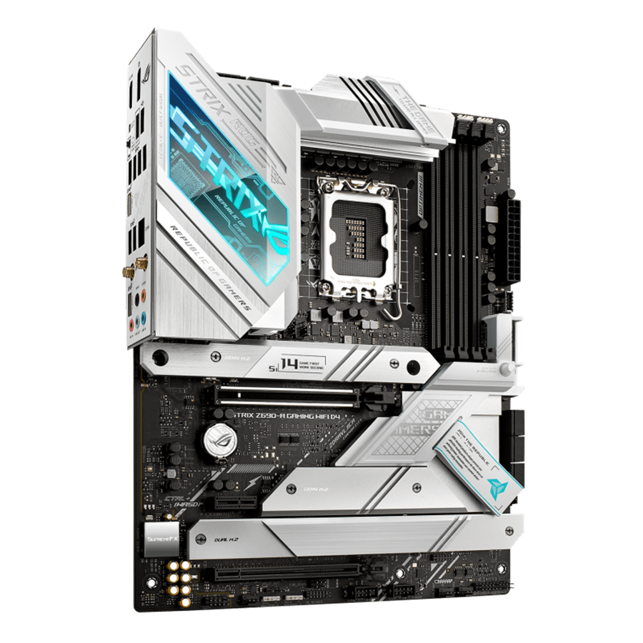ASUS Motherboard ROG STRIX Z690-A GAMING WIFI D4 — Close-up 1