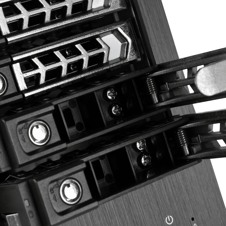 ذخیره ساز تحت شبکه سیلوراستون TS421S — نمای نزدیک 7