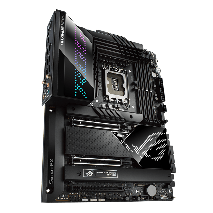 ASUS Motherboard ROG MAXIMUS Z690 HERO — Close-up 2