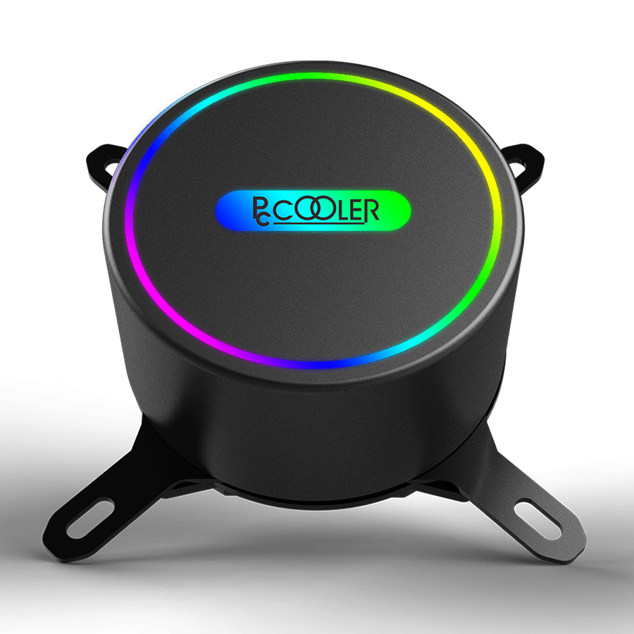 PCCOOLER GI-CL120VC AIO LIQUID COOLER — Close-up 1