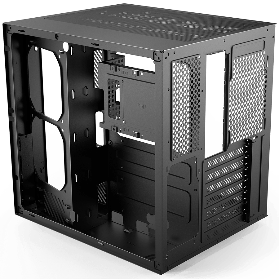 کیس گیمینگ اوست AQ15-B — نمای نزدیک 5