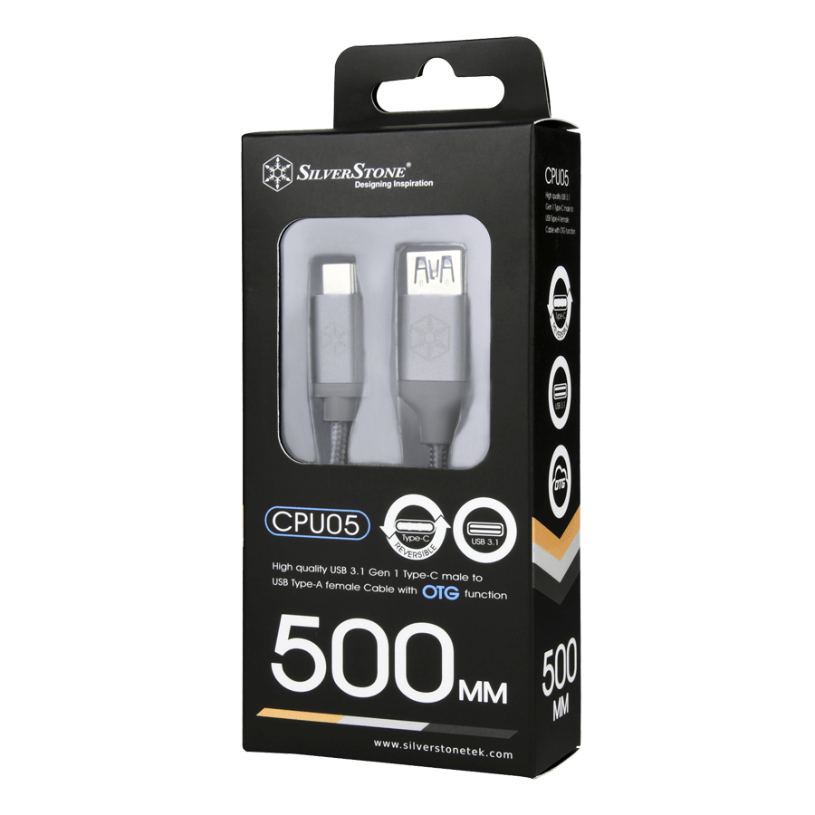OTG Cable SilverStone CPU05C — Close-up 6