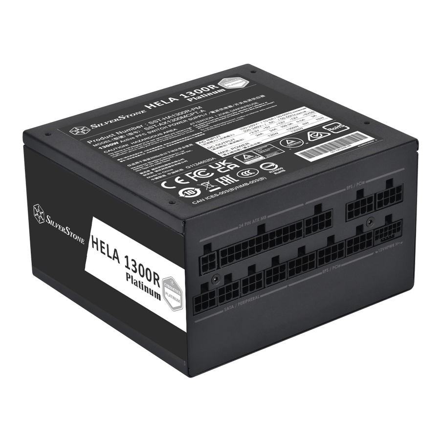 Power Supply SilverStone HELA 1300R Platinum — Close-up 2