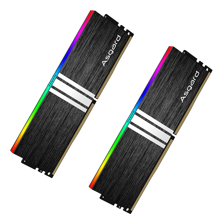 Asgard 16G Dual 3200 DDR4 V1 ARGB — Close-up 2
