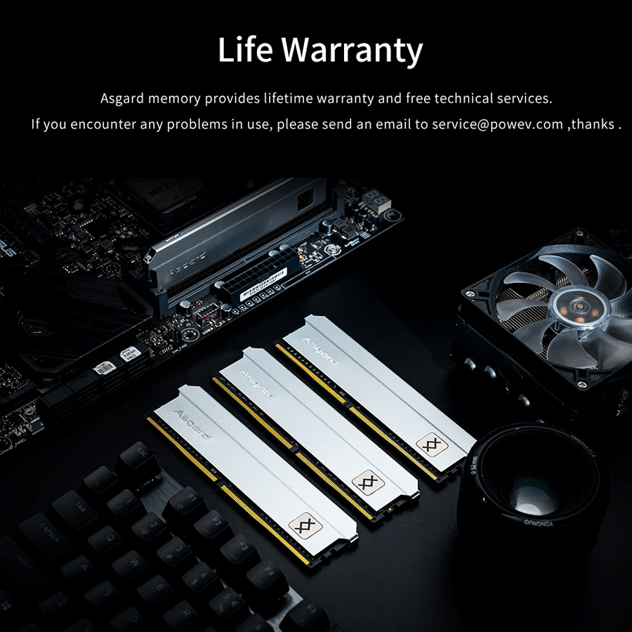 RAM Asgard Freyr T3 4800MHz CL40 DDR5 16 GB — Close-up 3
