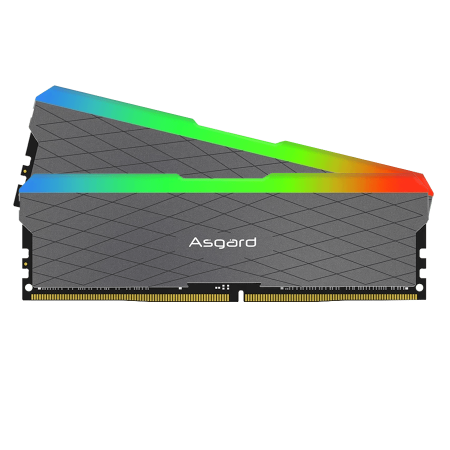 Asgard 16G Dual 3000 DDR4 Loki W2 ARGB — Close-up 1