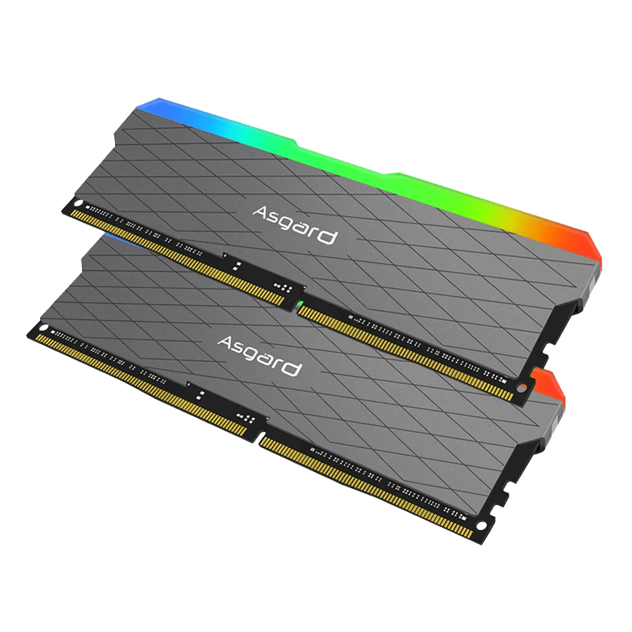 Asgard 16G Dual 3000 DDR4 Loki W2 ARGB — Close-up 2
