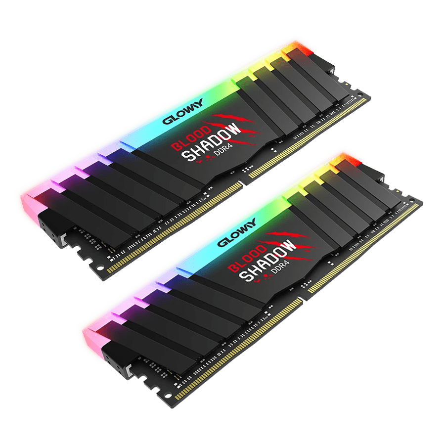 رم گلووی BLOOD SHADOW 3200MHz DDR4 ظرفیت 16 گیگابایت — نمای نزدیک 1